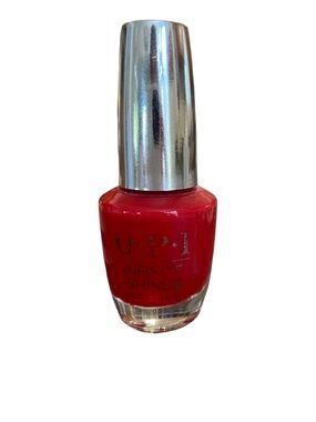 OPI Red Nail Infinite Shine2 Lacquer Nail Polish, "Unrepentantly Red"